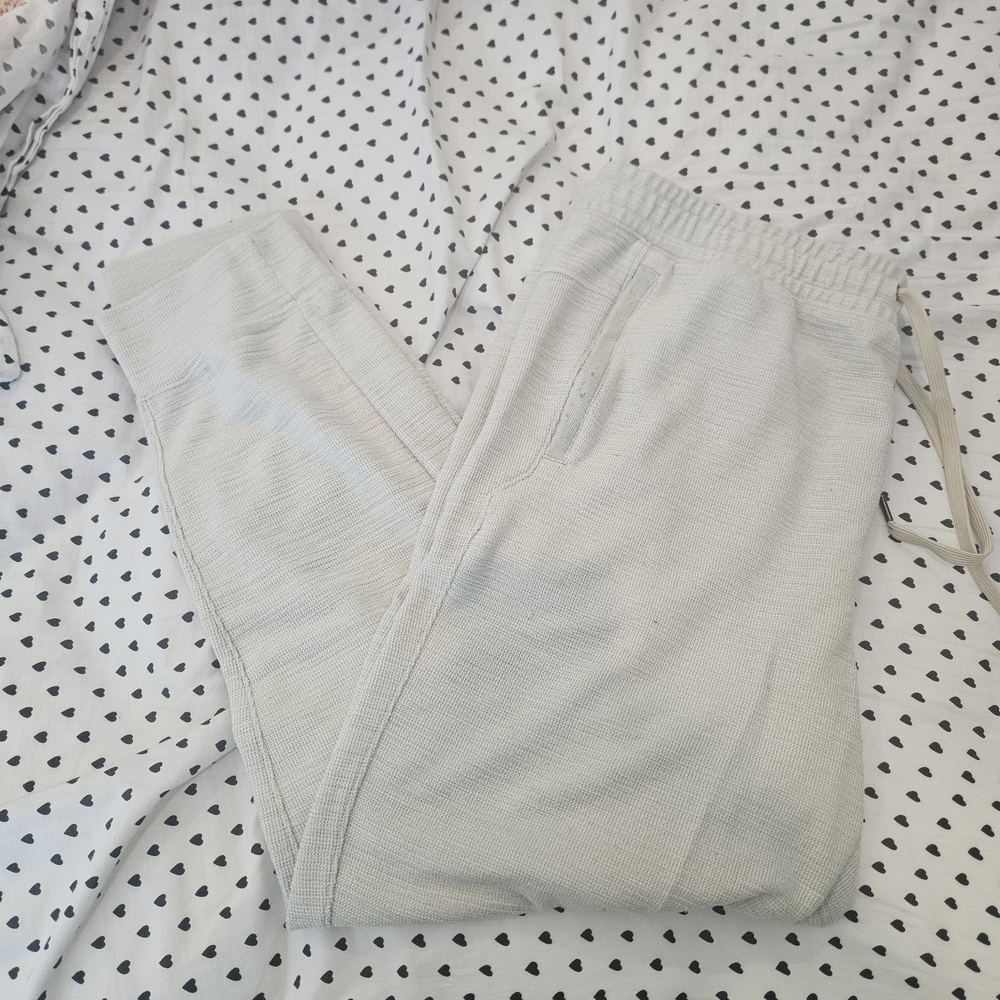 Cream Jogger Pants